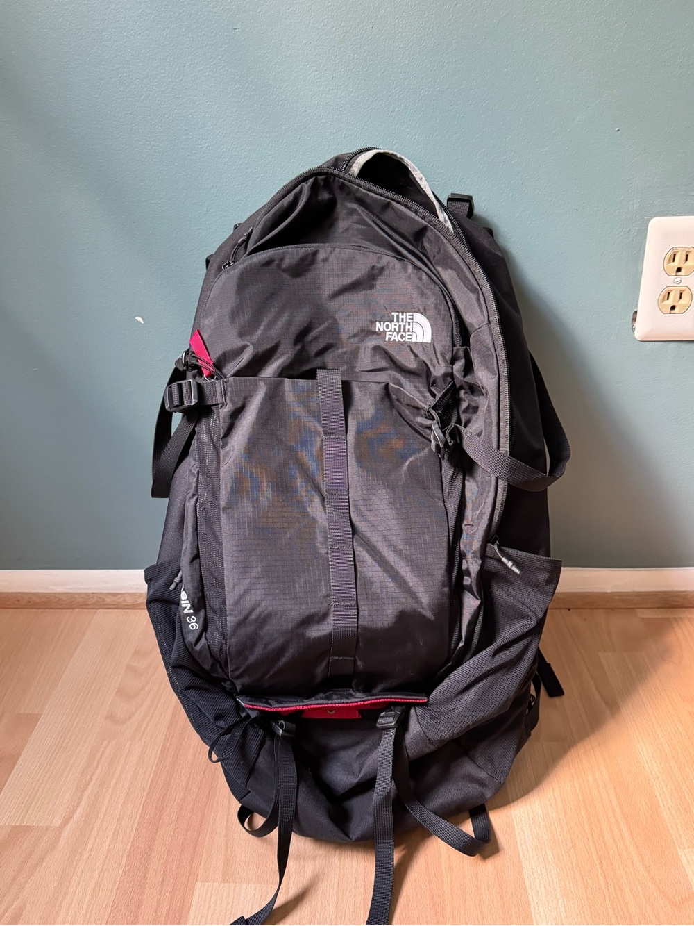 The North Face Basin 36 Black Hiking Backpack
